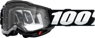 100% Accuri 2 Enduro Black Clear Goggles