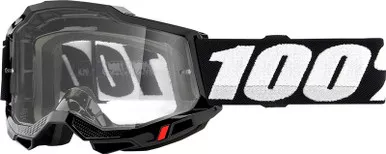 100% Accuri 2 OTG Black Clear Goggles
