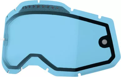 100% Accuri 2-Racecraft 2-Strata 2 Blue Dual Lens Goggle-Vented