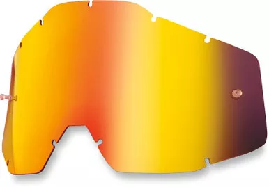 100% Accuri-Strata Junior Red Smoke Mirror Goggle Lens