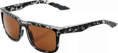 100% Blake Black Havana Bronze Sunglasses