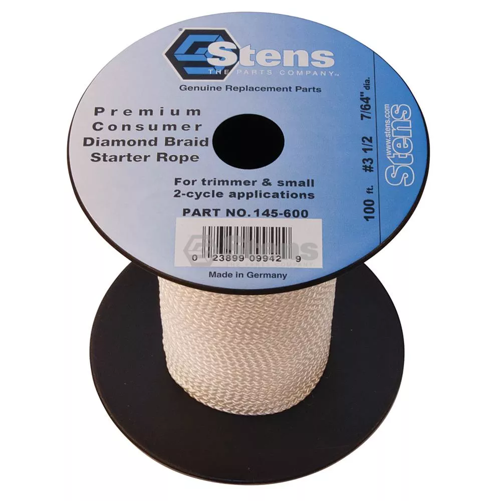 100'Diamond Braid Starter Rope - #3-1/2 Diamond