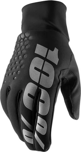 100% Hydromatic Brisker Black Gloves