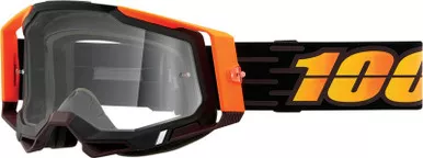 100% Racecraft 2 Costume 2 Clear Goggles-Clear Lens