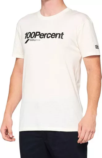 100% Scroll Chalk T-Shirt