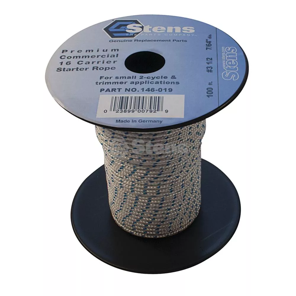 100' Solid Braid Starter Rope - #3 1/2 Solid Braid