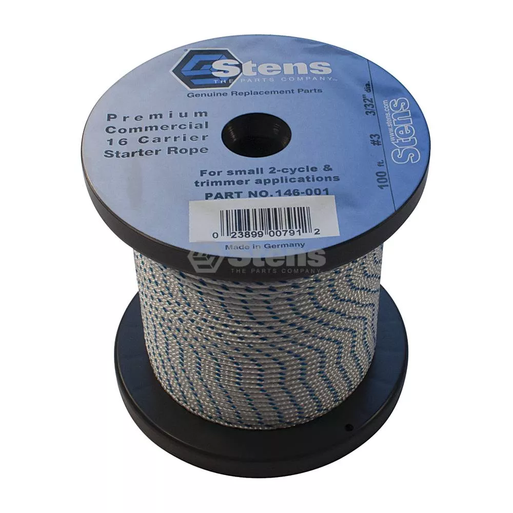 100' Solid Braid Starter Rope - #3 Solid Braid
