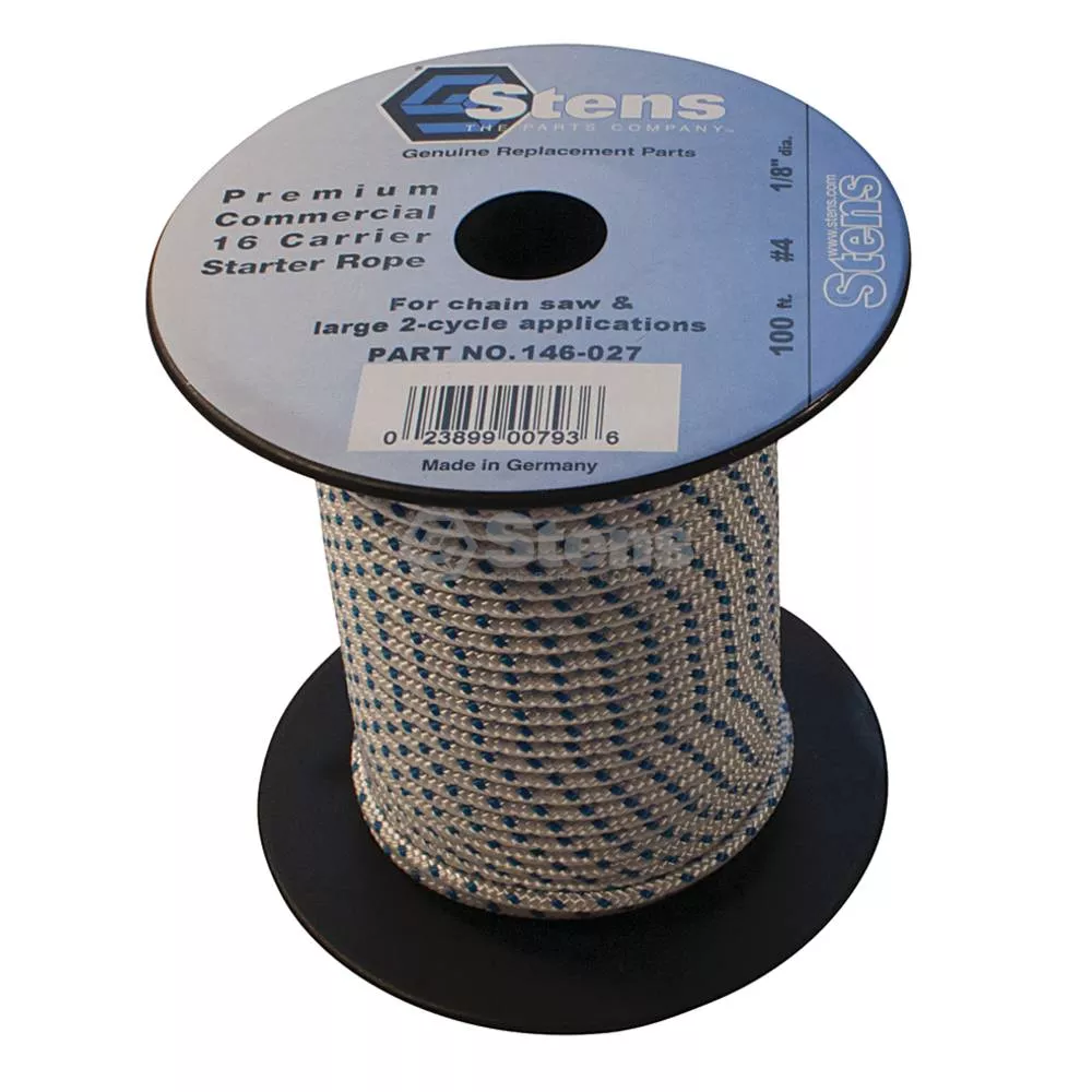 100' Solid Braid Starter Rope - #4 Solid Braid