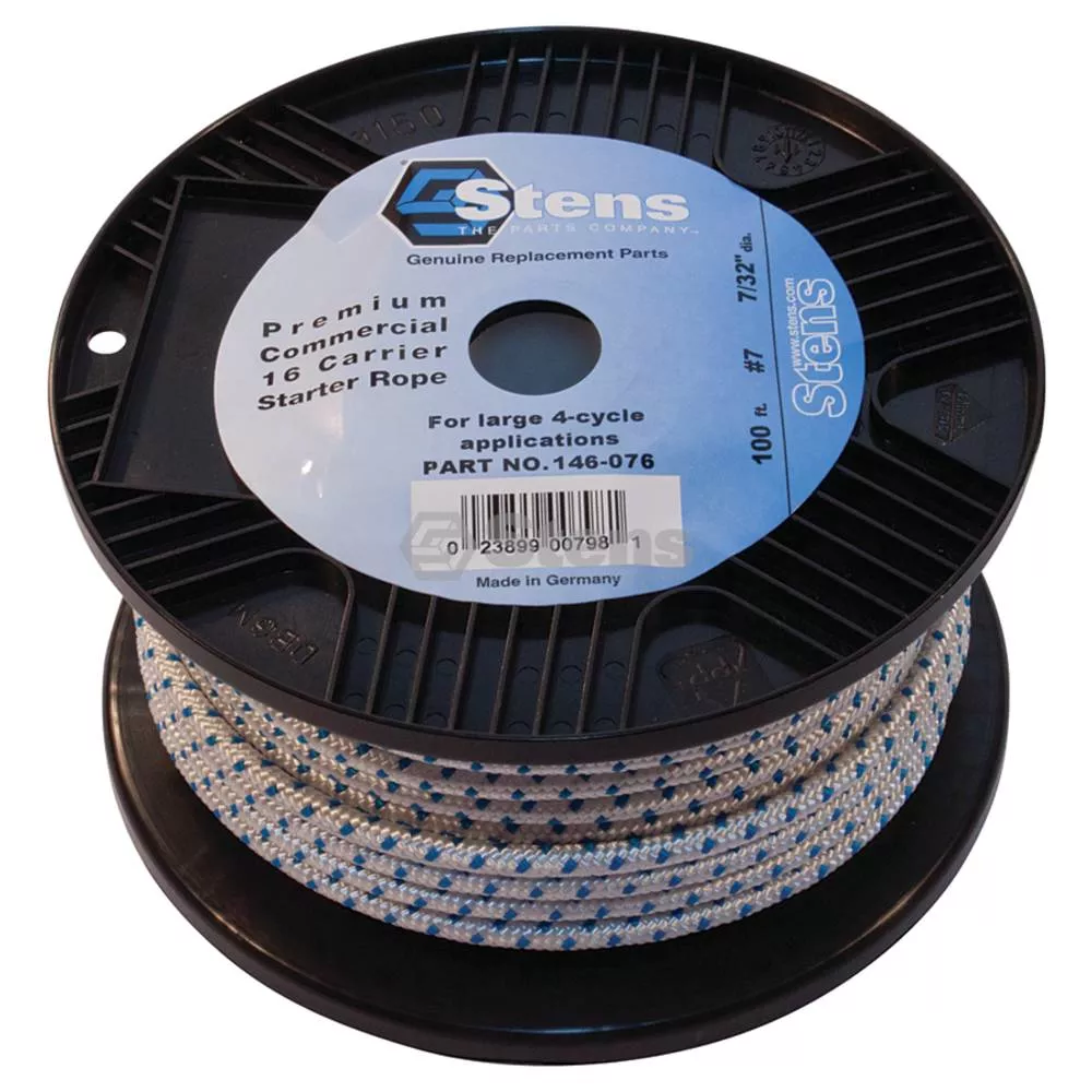 100' Solid Braid Starter Rope - #7 Solid Braid