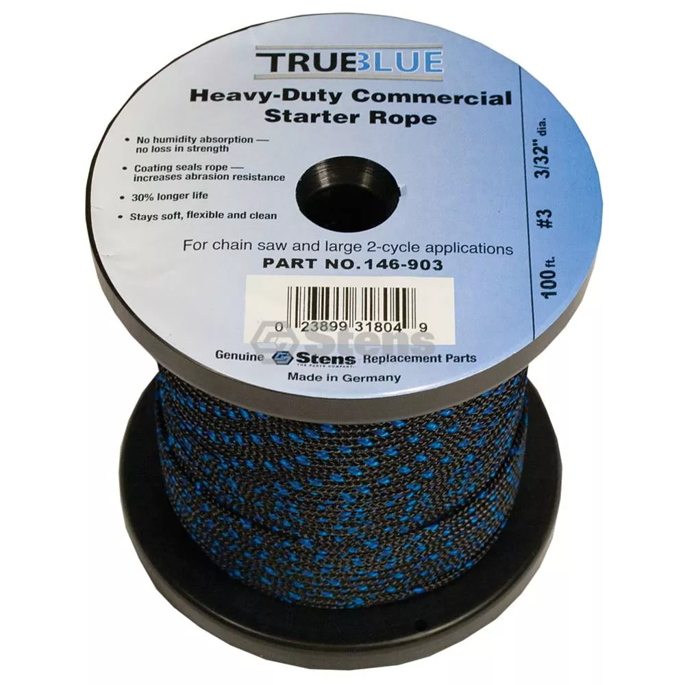 100' Starter Rope - #3 Solid Braid