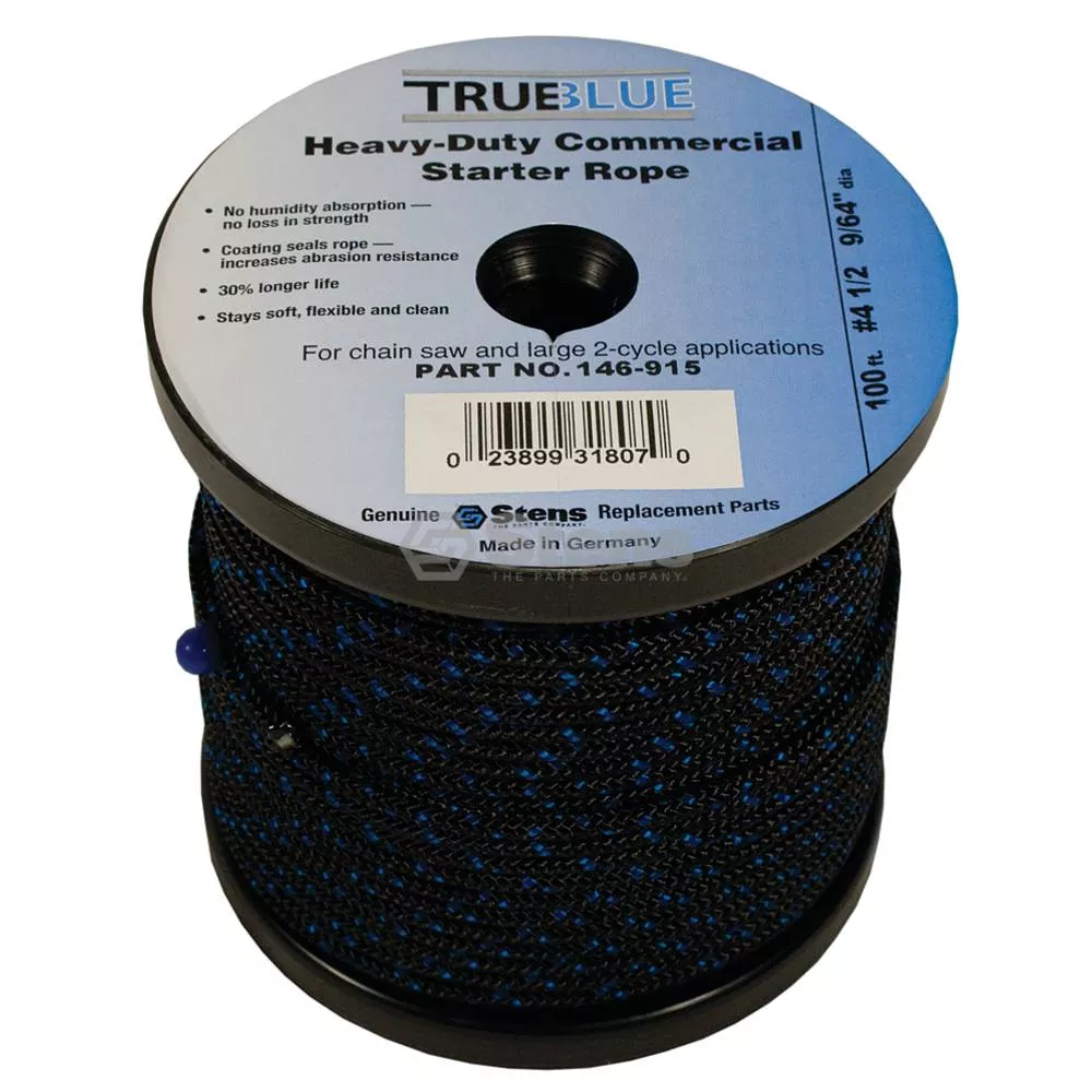 100′ Starter Rope – #4 1/2 Solid Braid