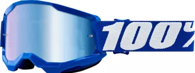 100% Strata 2 Youth Blue Blue Mirror Goggles