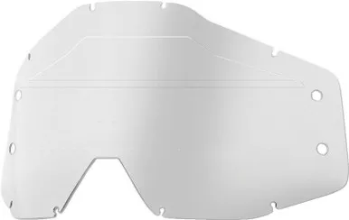 100% Strata-Accuri Forecast Clear Goggle Lens with Bumps
