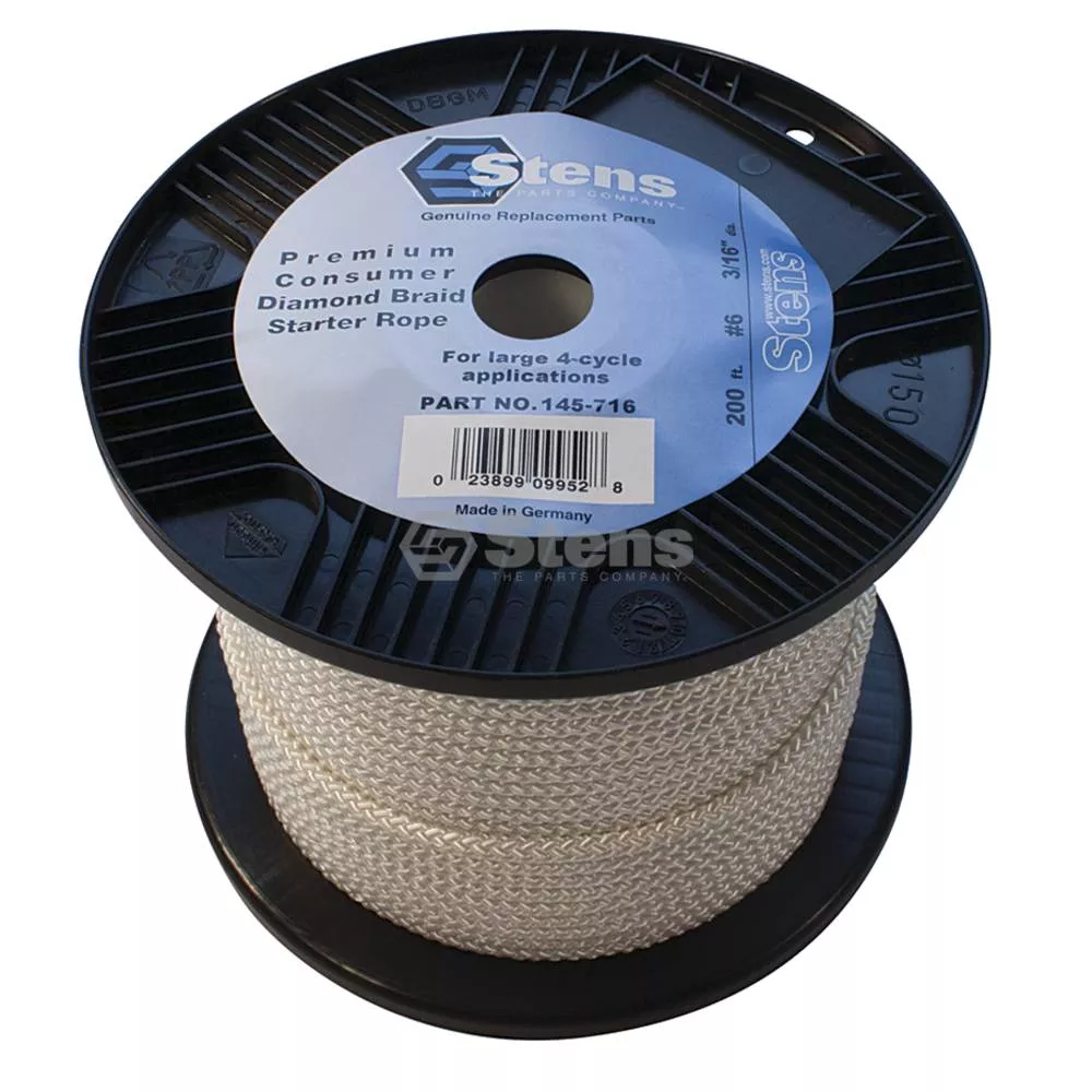 200'Diamond Braid Starter Rope - #6 Diamond