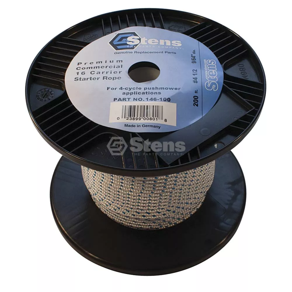 200' Solid Braid Starter Rope - #4 1/2 Solid Braid