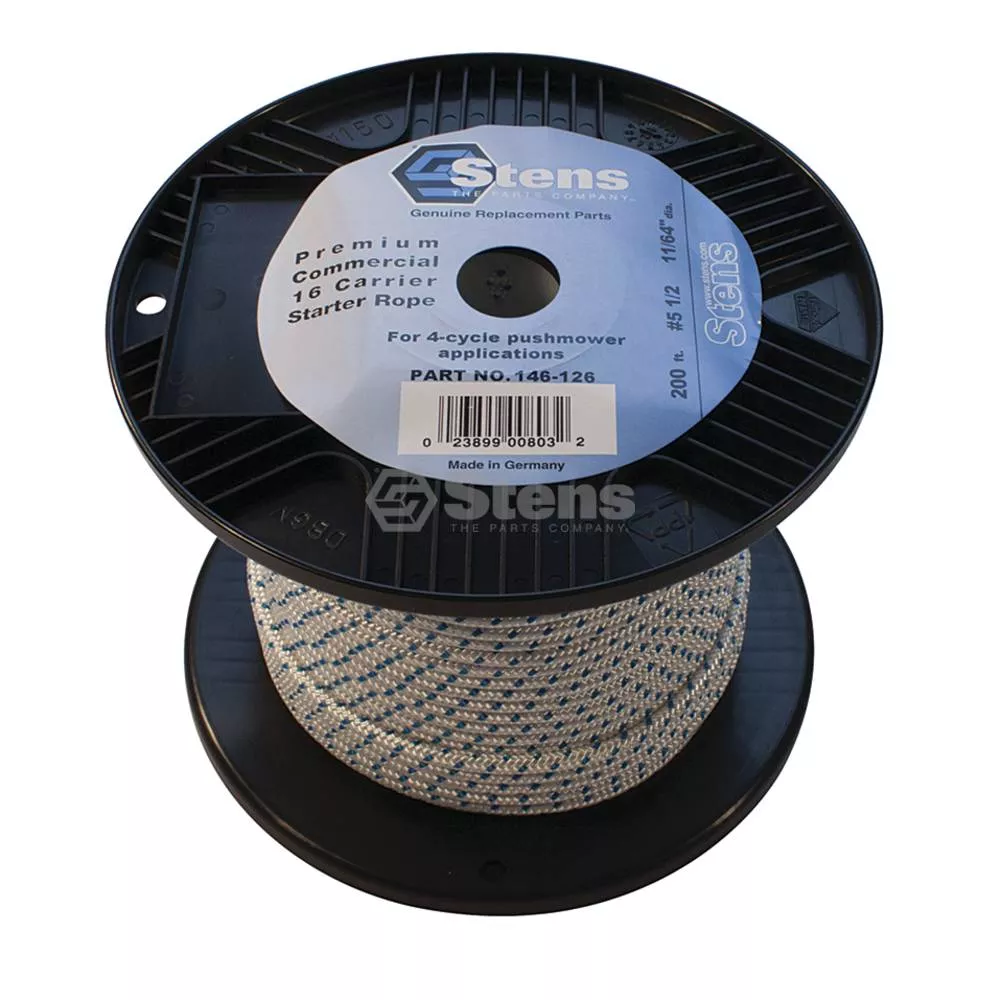200' Solid Braid Starter Rope - #5 1/2 Solid Braid