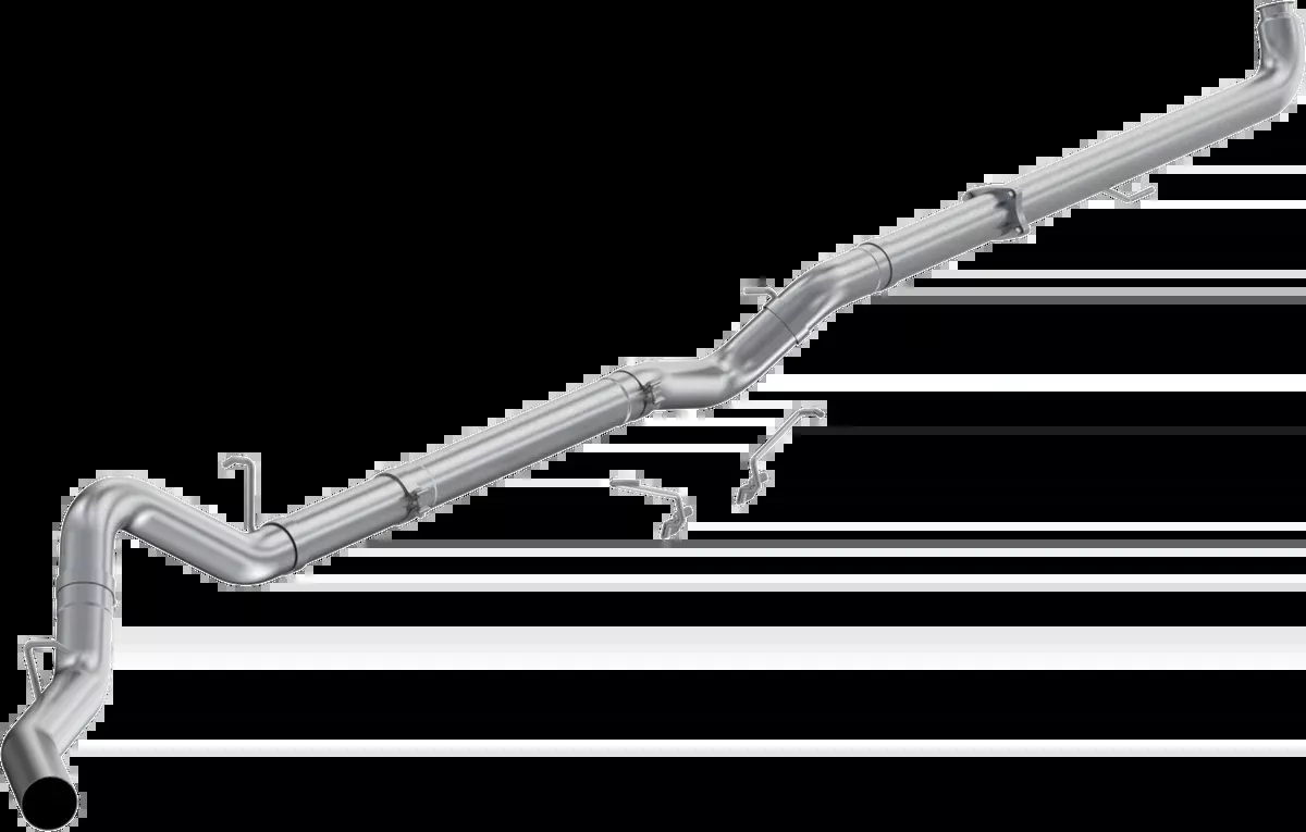 2001-2010 DURAMAX 4IN MBRP STRAIGHT PIPE EXHAUST ALUMINIZED