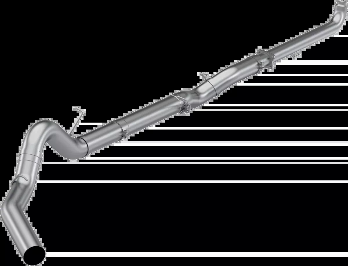 2001-2010 DURAMAX 5IN MBRP STRAIGHT PIPE EXHAUST ALUMINIZED