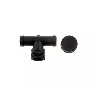3/4 FLUSH TEE W/CAP