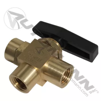 3 WAY BALL VALVE 1/4"NPT