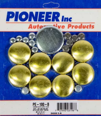 350 Chevy Freeze Plug Kit – Brass PE-100-B