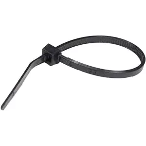 4" BLACK WIRE TIES 100PK