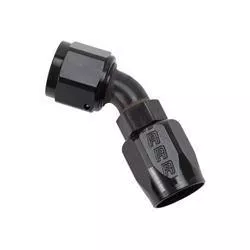 #8 45 Deg Hose End Black 610105