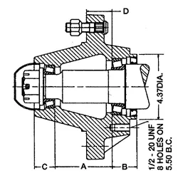 8 BOLT HUB