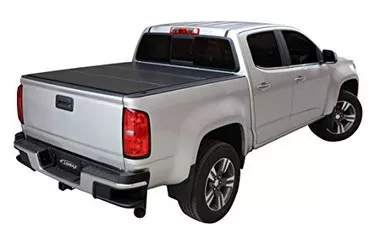 Access Covers B1050059 LOMAX Hard Tri-Fold Bed Cover Matte Black Finish