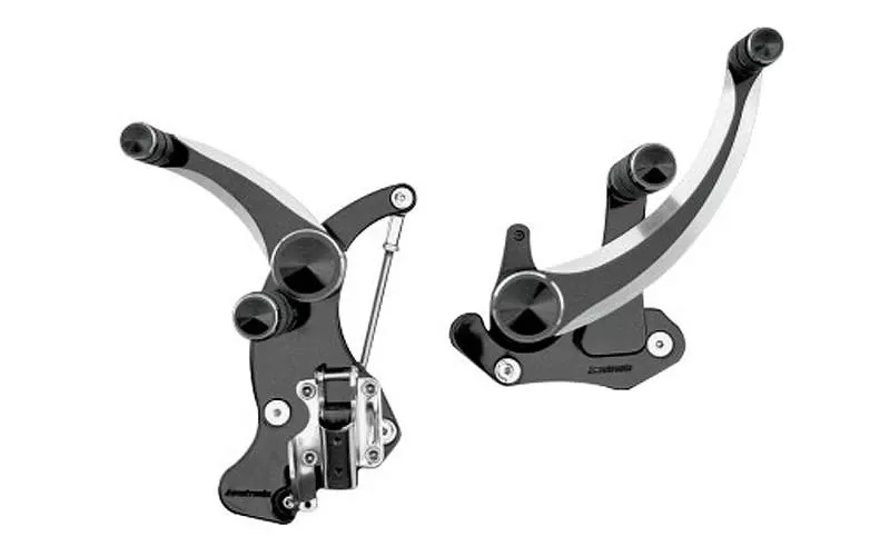 Accutronix Forward Controls for ’14 FLHT/FLHR/FLHX -Diamond +6″, Night Series