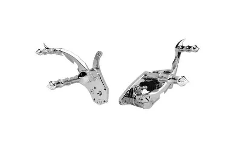Accutronix Forward Controls w/ Master Cylinder for '84-99 FXST, '85-86 FX/FXWG -Tribal, Chrome