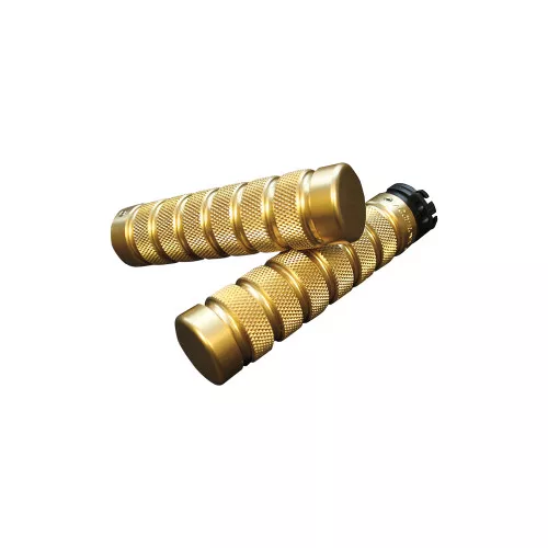 Accutronix Knurled Notched Fly-By-Wire Brass Grips (GR101-KN5)