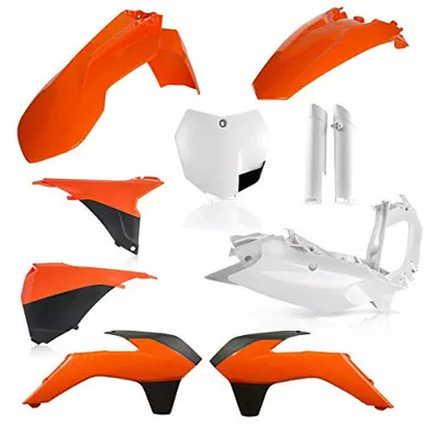 Acerbis 2449585226 FULL PLASTIC KIT ORANGE