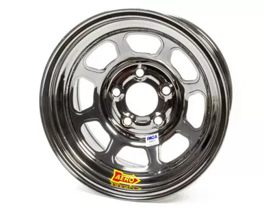 Aero 15x8 4in 5.00 Black Chrome 52-985040BLK