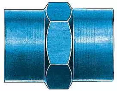 Aeroquip 3/8in Alum Pipe Coupler FCM2131