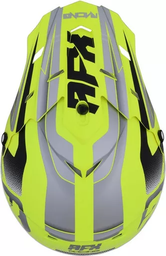 AFX FX-17 Matte Neon Yellow Silver Peak-Force
