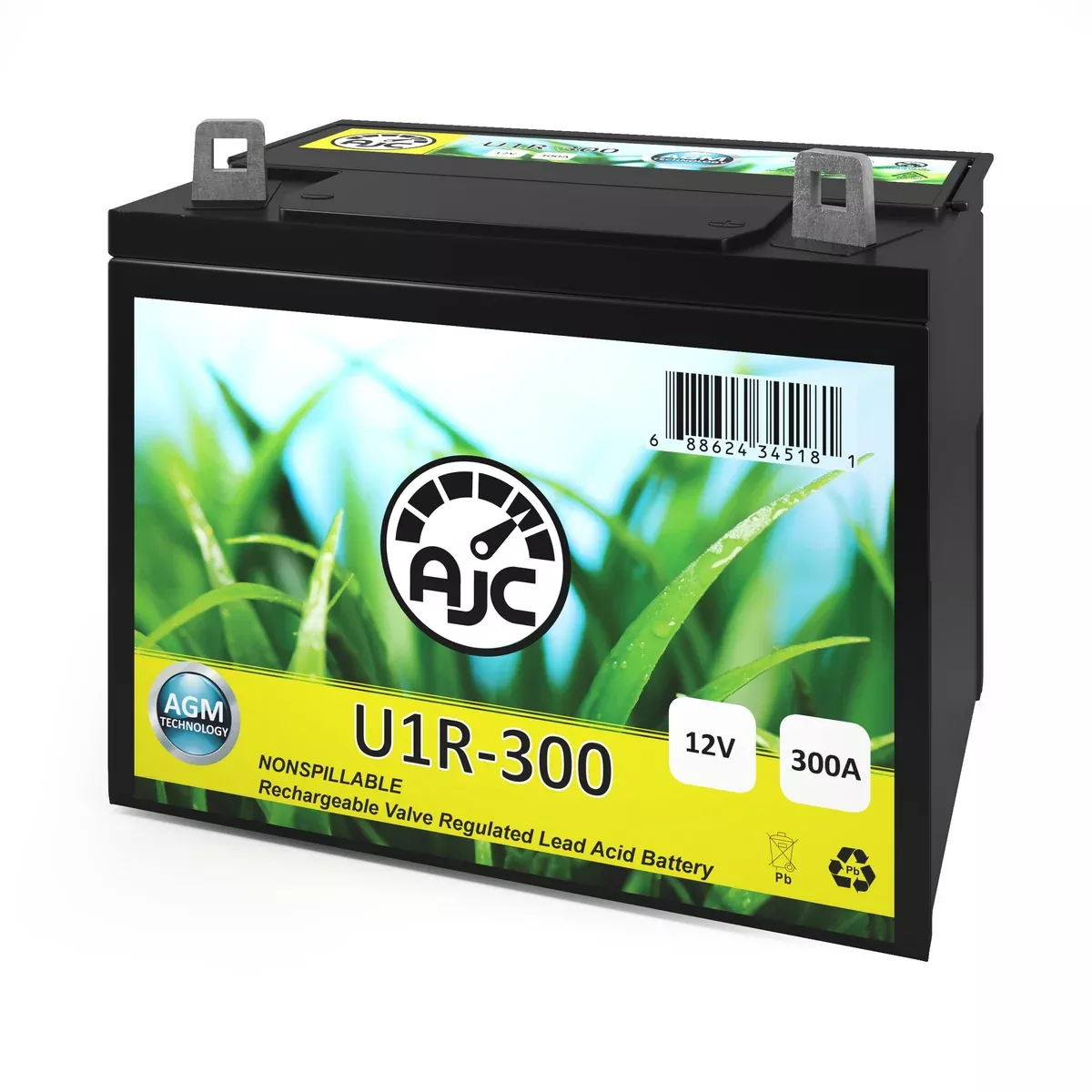 AJC Battery Compatible with Murray Ohio 39044 Riding U1R Lawn Mower and Tractor Battery