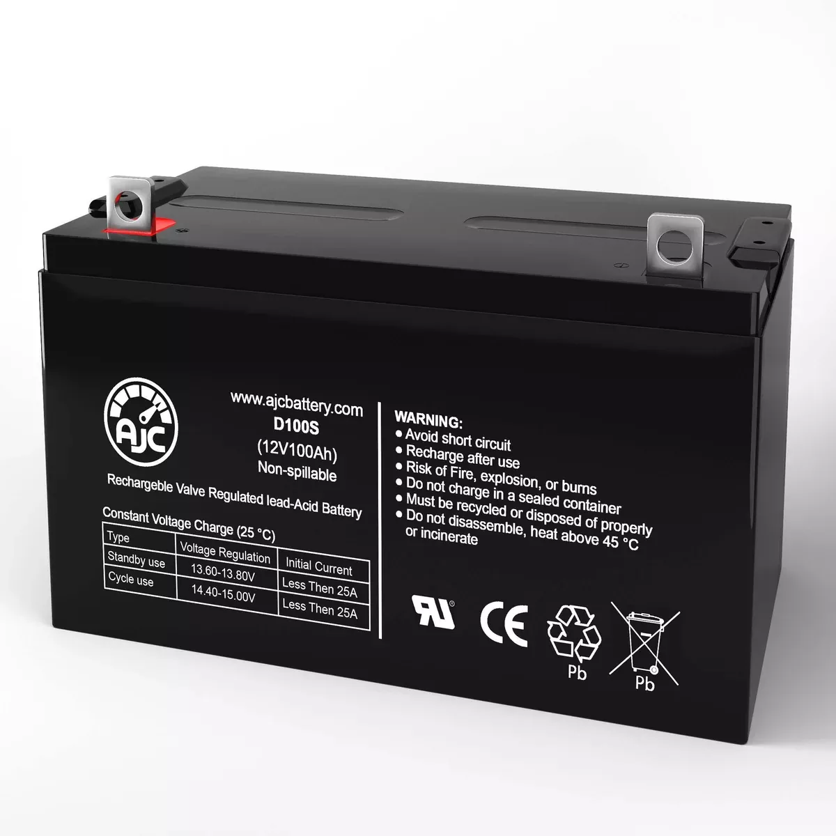 AJC Battery Compatible with Para Systems Minuteman XRT BP3 12V 100Ah UPS Battery