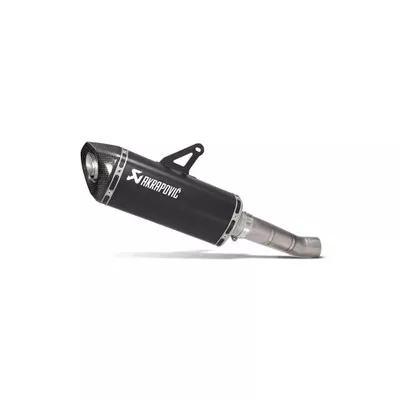 Akrapovic Ducati Monster 1200/S 17-20 Black Titanium Slip-On Exhaust