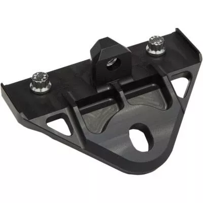 Alloy Art Front Motor Plates, Black Anodized Finish
