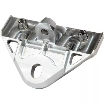 Alloy Art Front Motor Plates, Machine Finish
