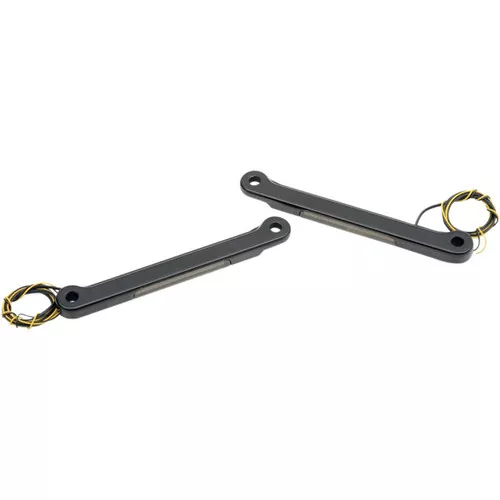Alloy Art LED Front Turn Signals for 1994-2018 Harley Road King - Black