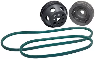 Allstar Performance 1:1 Pulley Kit Block Mount PS Premium ALL31090
