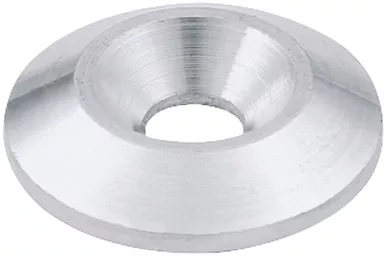 Allstar Performance Countersunk Aluminum Washer 1/4in ID 1in OD 10pk ALL18662