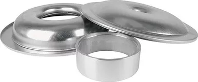 Allstar Performance LW 14in A/C Kit Plain No Element 2in Spacer ALL25906
