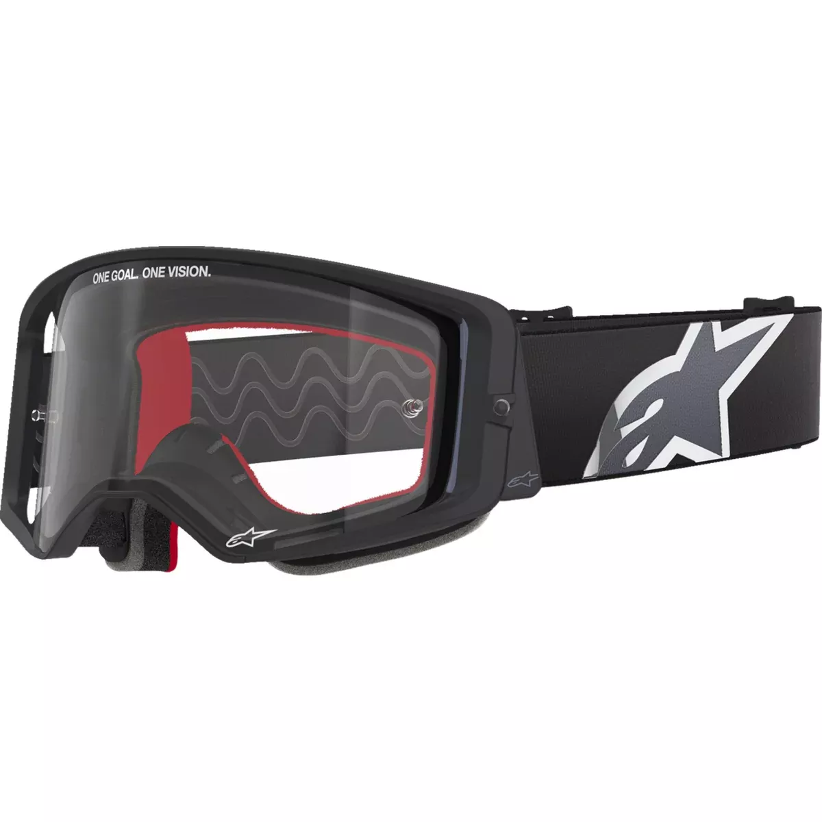 ALPINESTARS GOGGLES 2601-3767 5100125-1507 Supertech Corp Goggle Supertech Goggle – Corp – Black/Gray – Clear