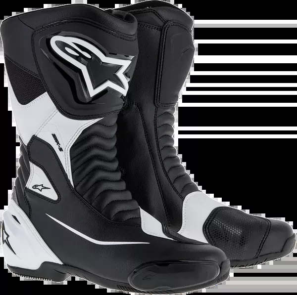 Alpinestars SMX-S Boots – Black/White – US 7.5 / EU 41
