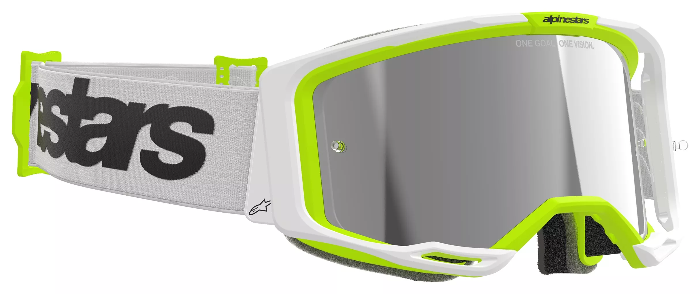 Alpinestars Vision 8 Wordmark Goggles – Mirror Lens
