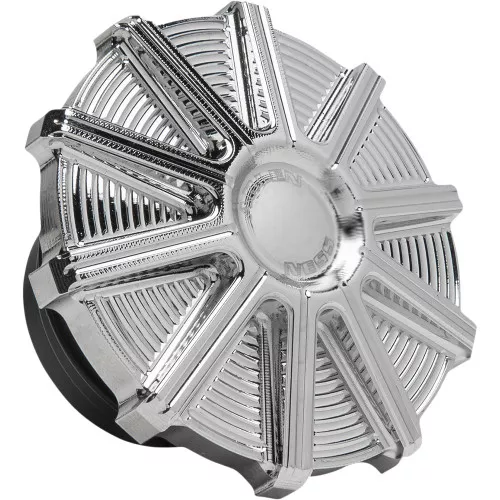 Arlen Ness 10-Gauge Vented Gas Cap for 1997-2024 Harley - Chrome