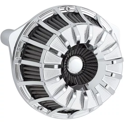 Arlen Ness 15-Spoke Inverted Air Cleaner for 2008-2017 Harley Twin Cam Electronic Throttle - Chrome